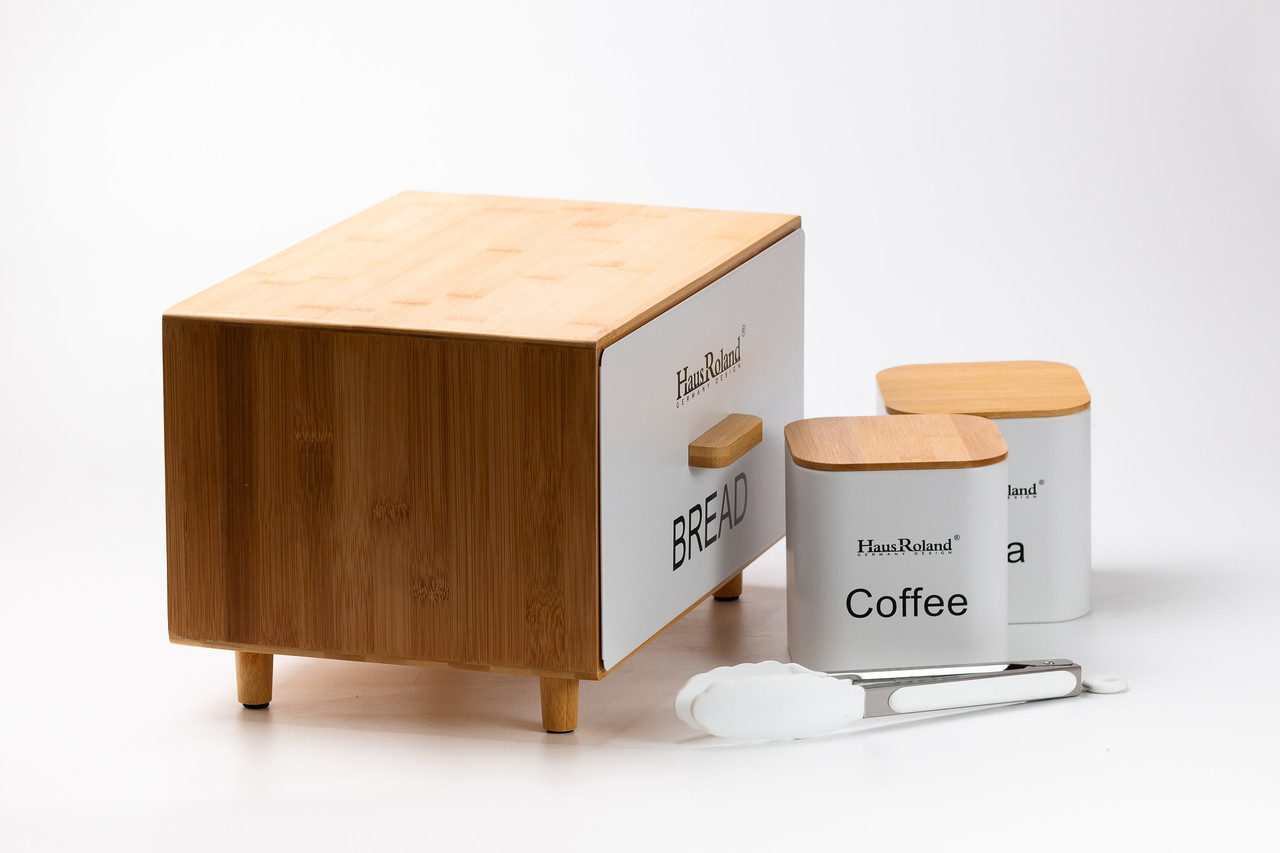 Кухонний набір для зберігання продуктів, білий.