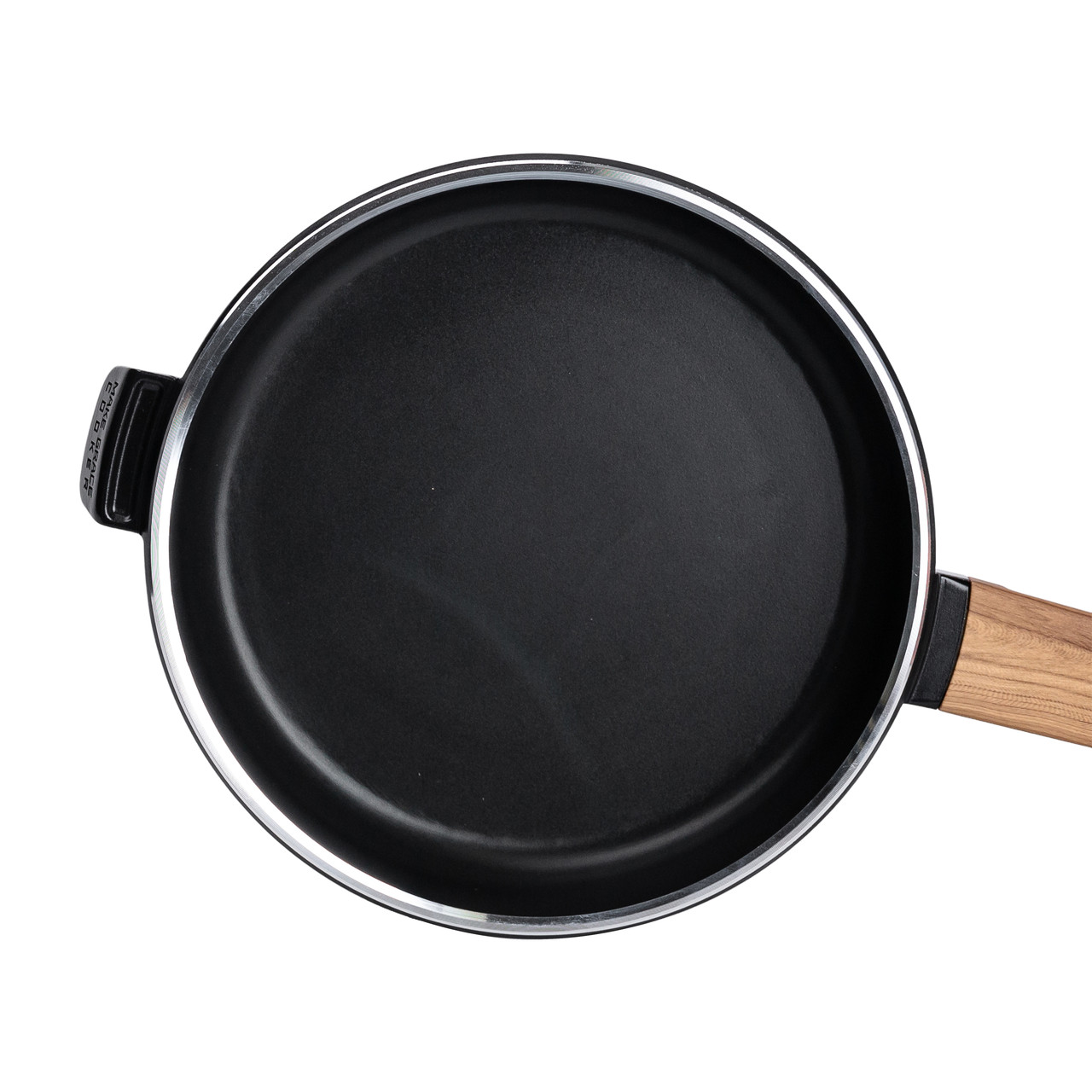 Алюмінієва сковорода 1 л з керамічним покриттям антипригарним Ø 20 см чорна MGC