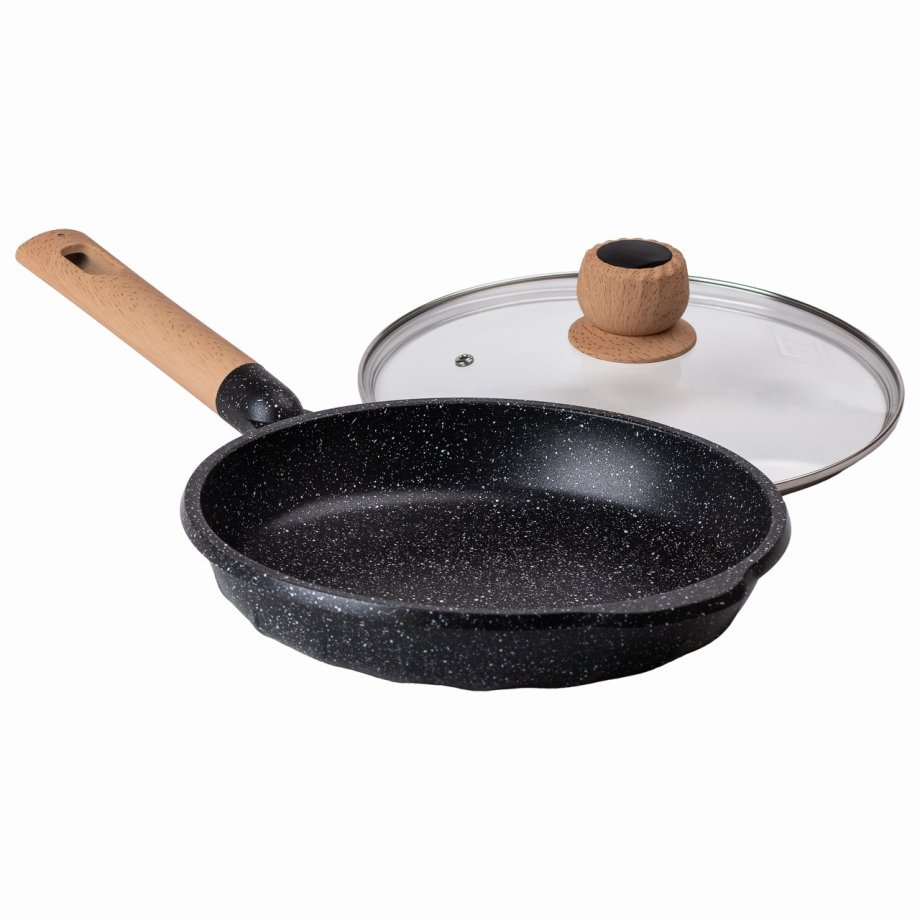 Алюмінієва сковорода 2,2 л з мармуровим антипригарним покриттям Ø 26 см MGC Black