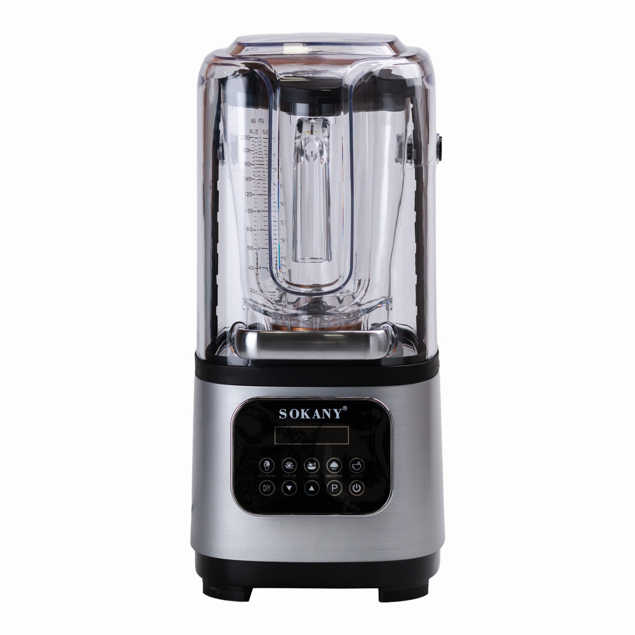 Безшумний блендер Sokany з 2-літровою чашею для смузі та коктейлів, портативний 8000 Вт
