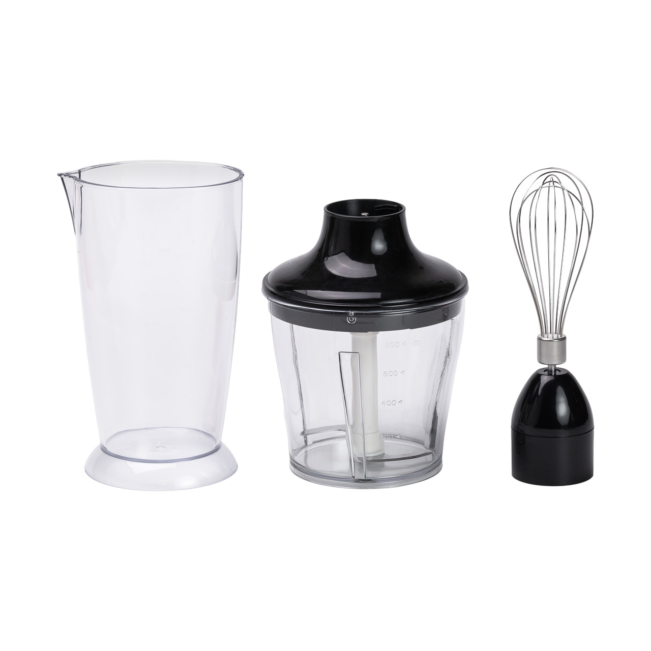 Блендер ручний занурювальний з нержавіючої сталі Sokany універсальний 4 в 1 металевий 1000 Вт смузі мейкер потужний