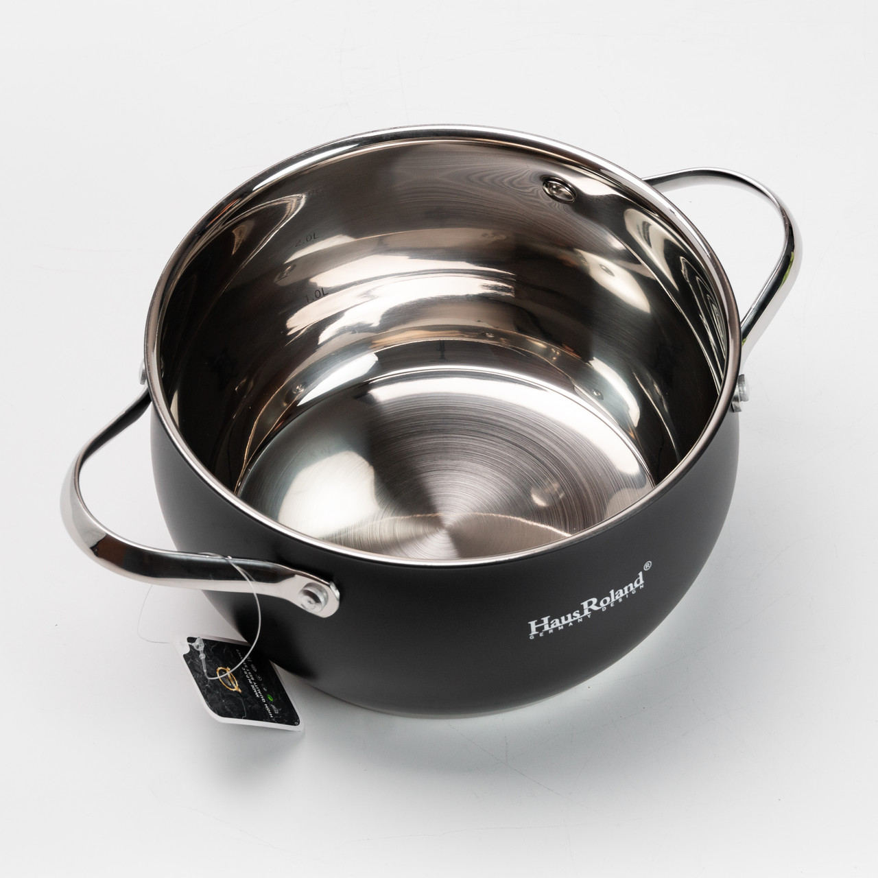 Набір посуду для приготування з нержавіючої сталі 12 предметів, чорний