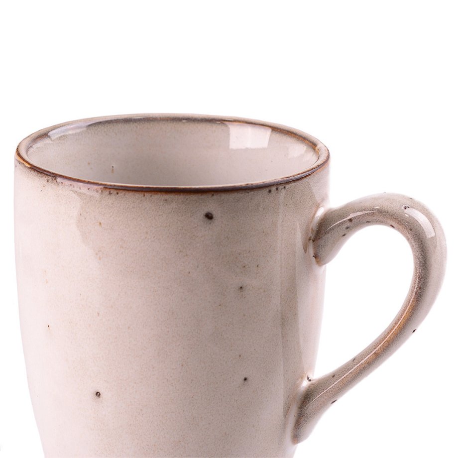 Чашка керамічна 400 мл, бежевий