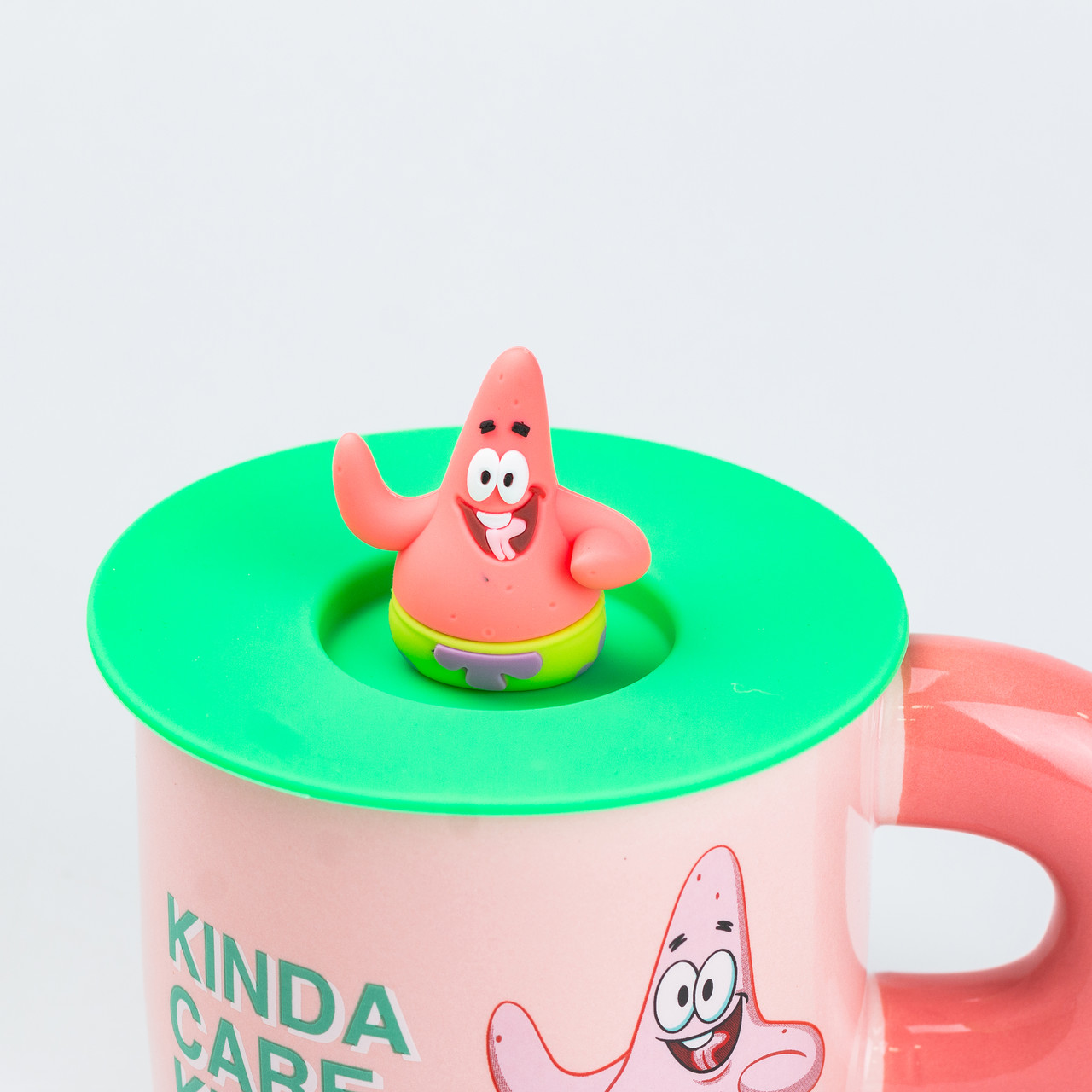 Чашка керамічна з кришкою "Патрік Стар" 400 мл Patrick Star