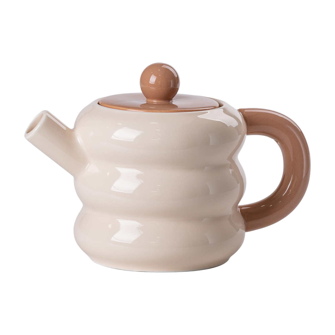 Чайний сервіз на 6 персон з 2-ярусною бамбуковою підставкою