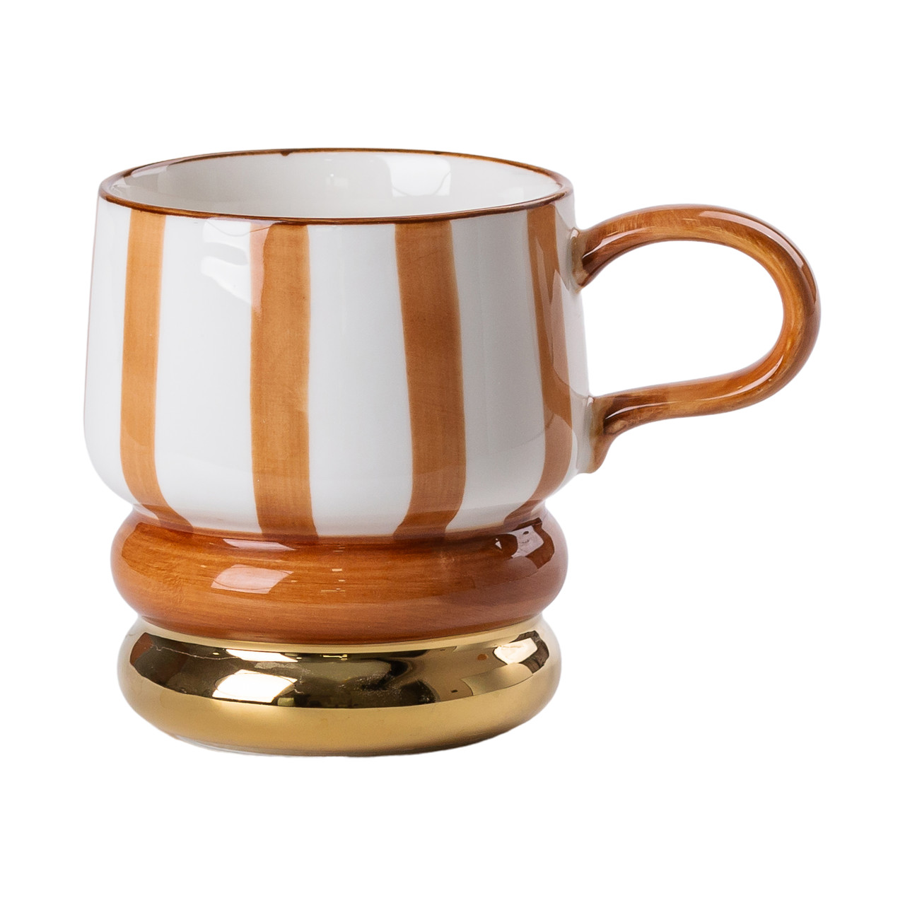 Чайний набір на 6 персон із керамічною підставкою, шоколад