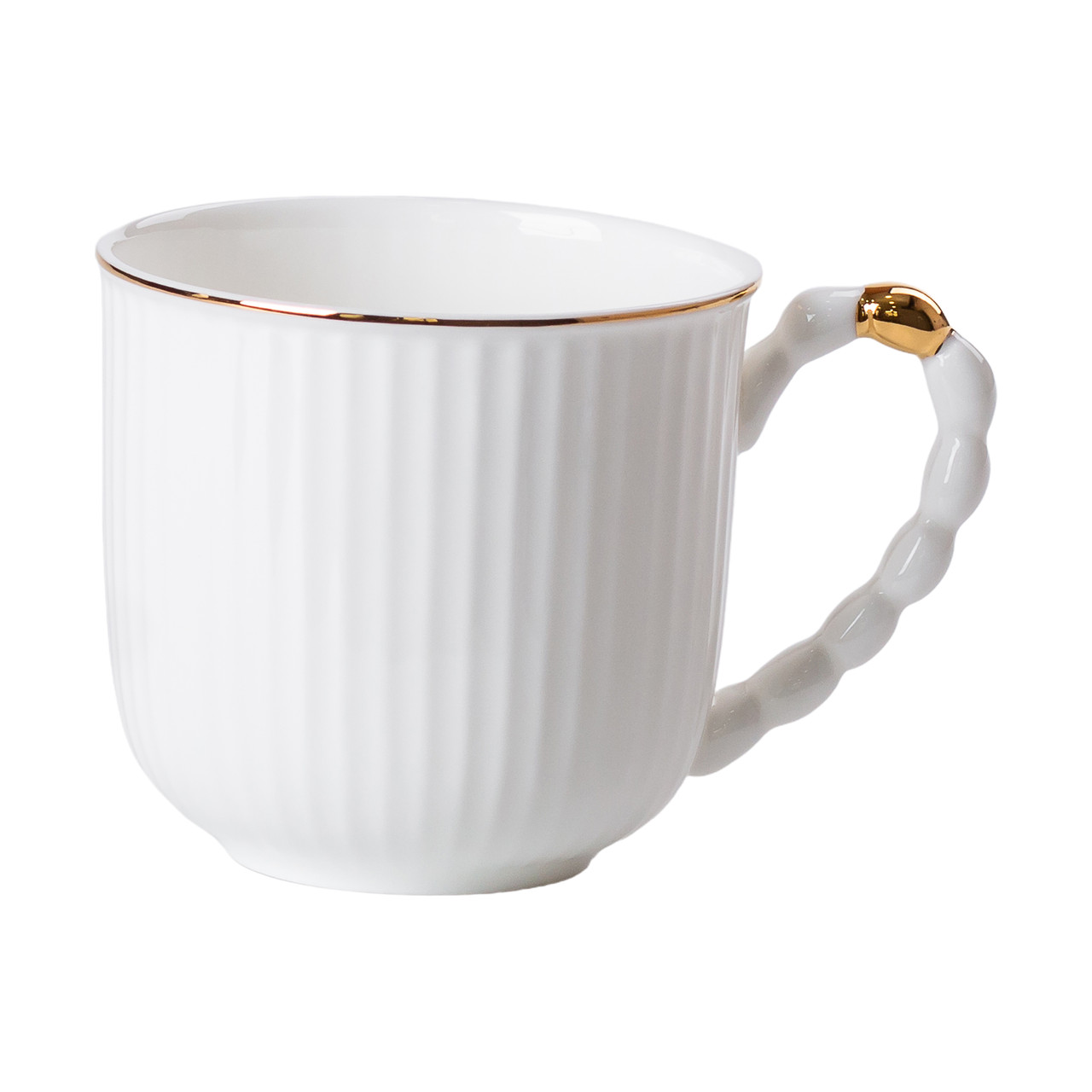 Чайний набір на 6 персон, із заварювальним чайником і підставкою, білий.