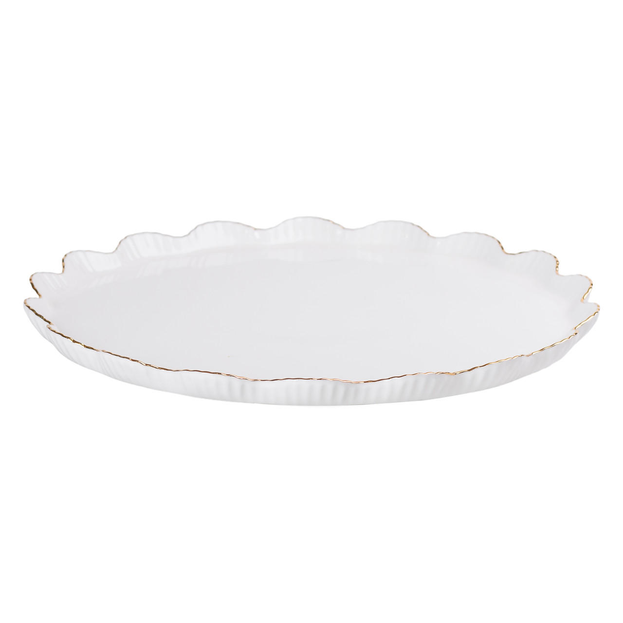 Чайний набір на 6 персон, із заварювальним чайником і підставкою, білий.