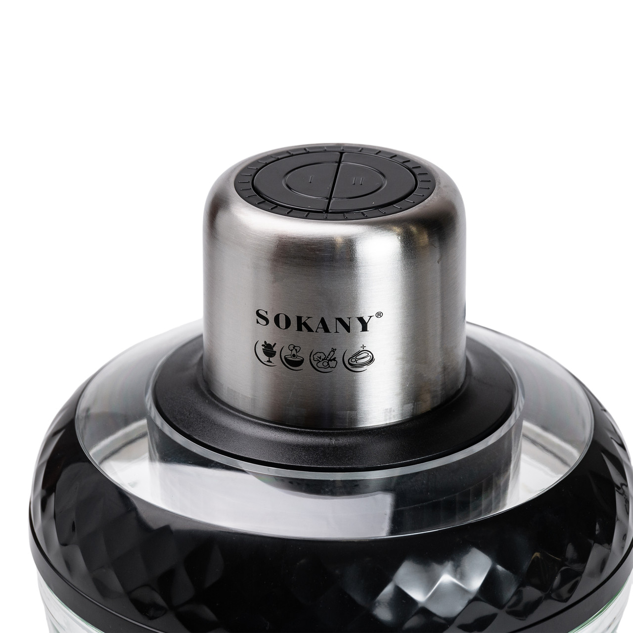 Чопер подрібнювач Sokany SKYM7032B 2в1 з чашами 0.5 і 3 літри 800 Вт