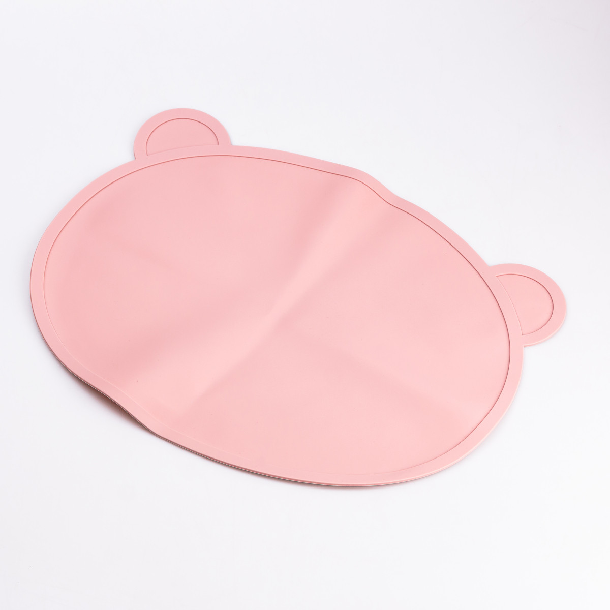 Дитячий набір силіконового посуду7 предметів Рожевий