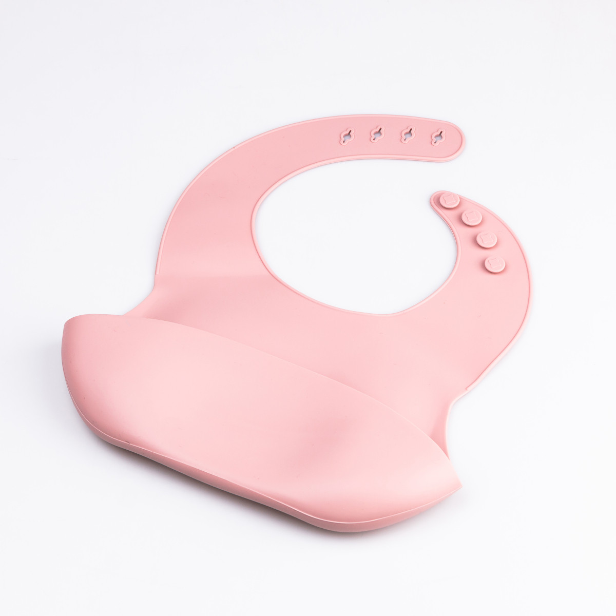 Дитячий набір силіконового посуду7 предметів Рожевий