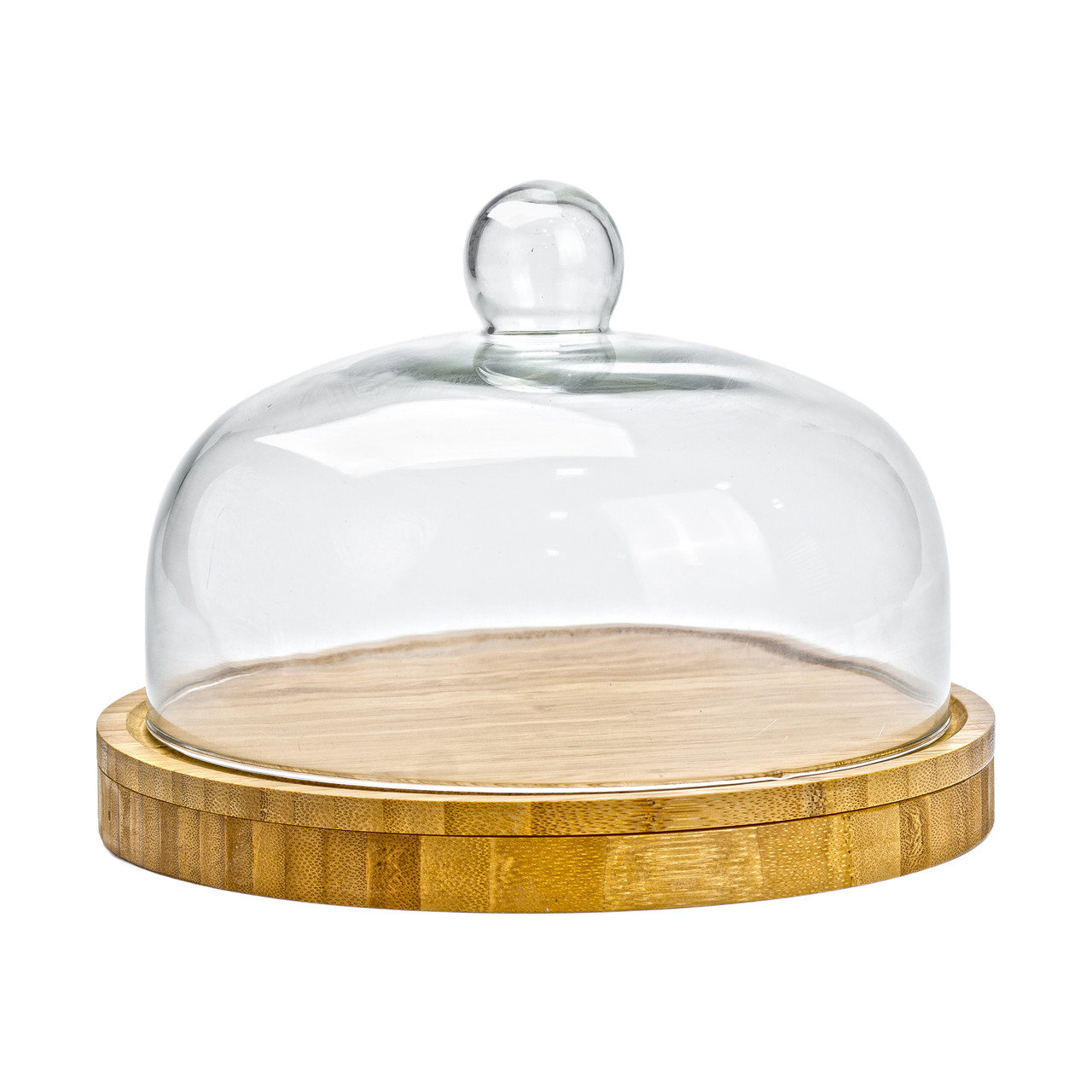 Набір для нарізання сиру Ø 25 зі скляною кришкою