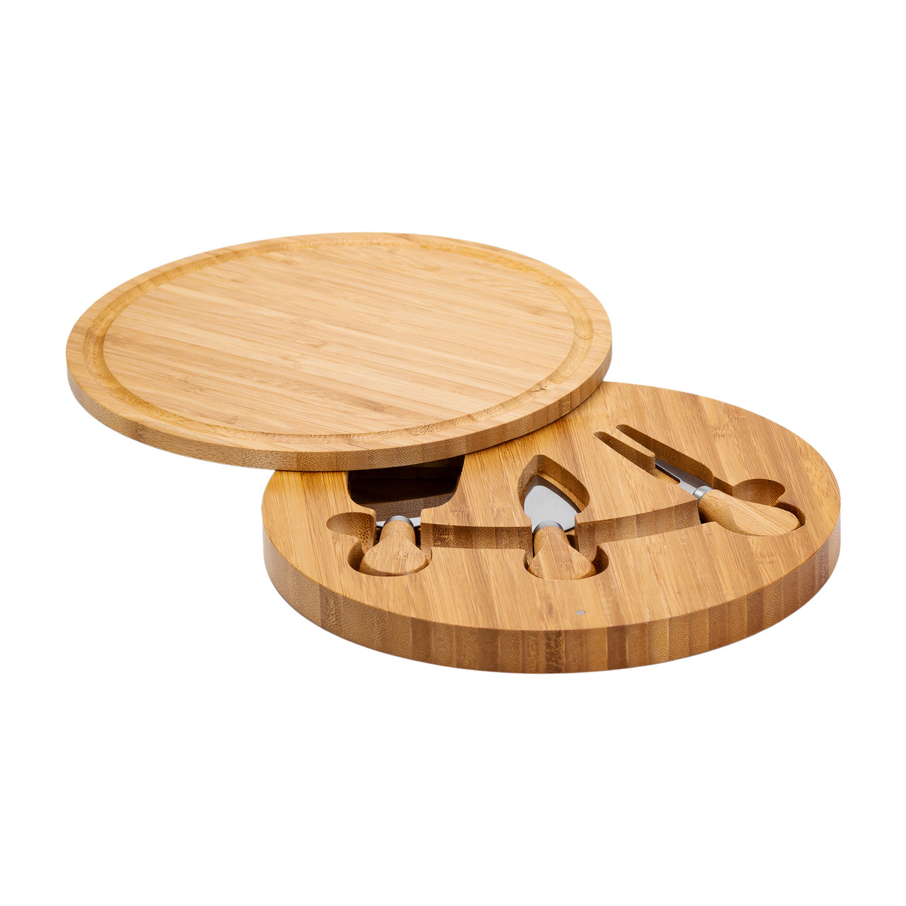 Набір для нарізання сиру Ø 25 зі скляною кришкою