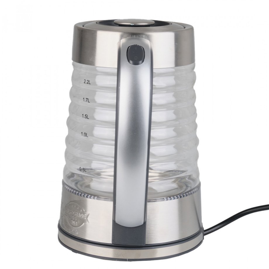 Електрочайник Sokany SK1027CST 2.2 літра скляний 2000 Вт з підсвічуванням