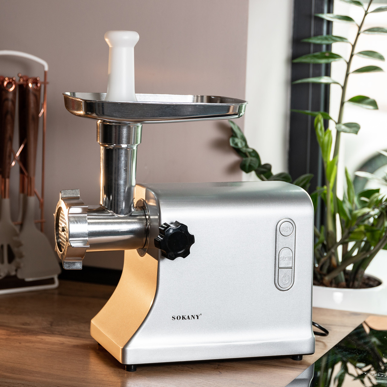 Електром'ясорубка Sokany SK-094 3200 Вт