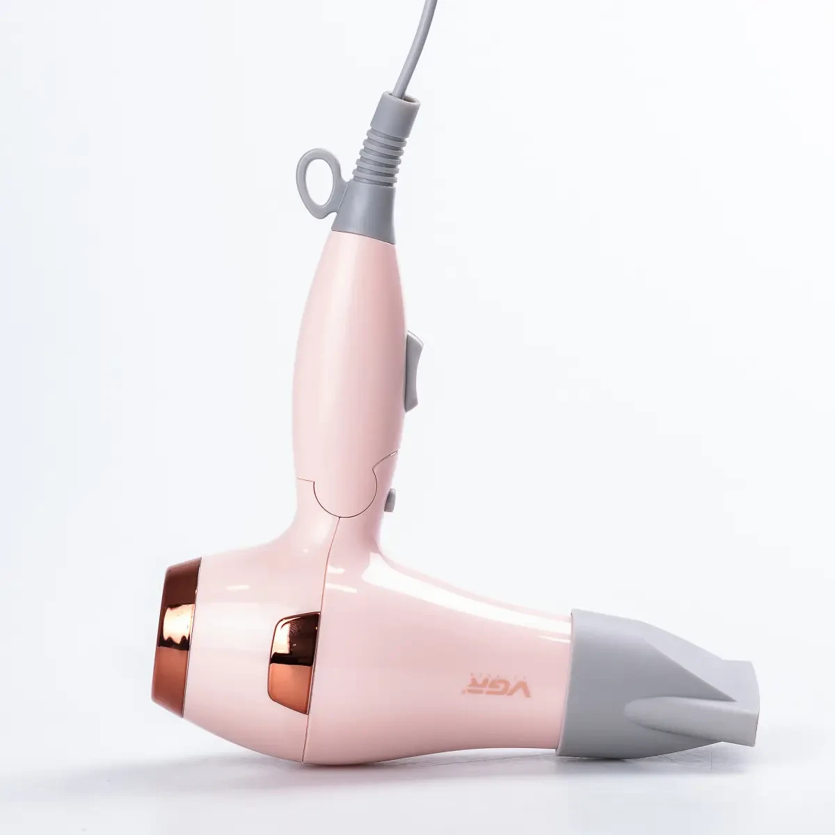 Фен для волосся VGR HPV432 з концентратором 1000 Вт Рожевий