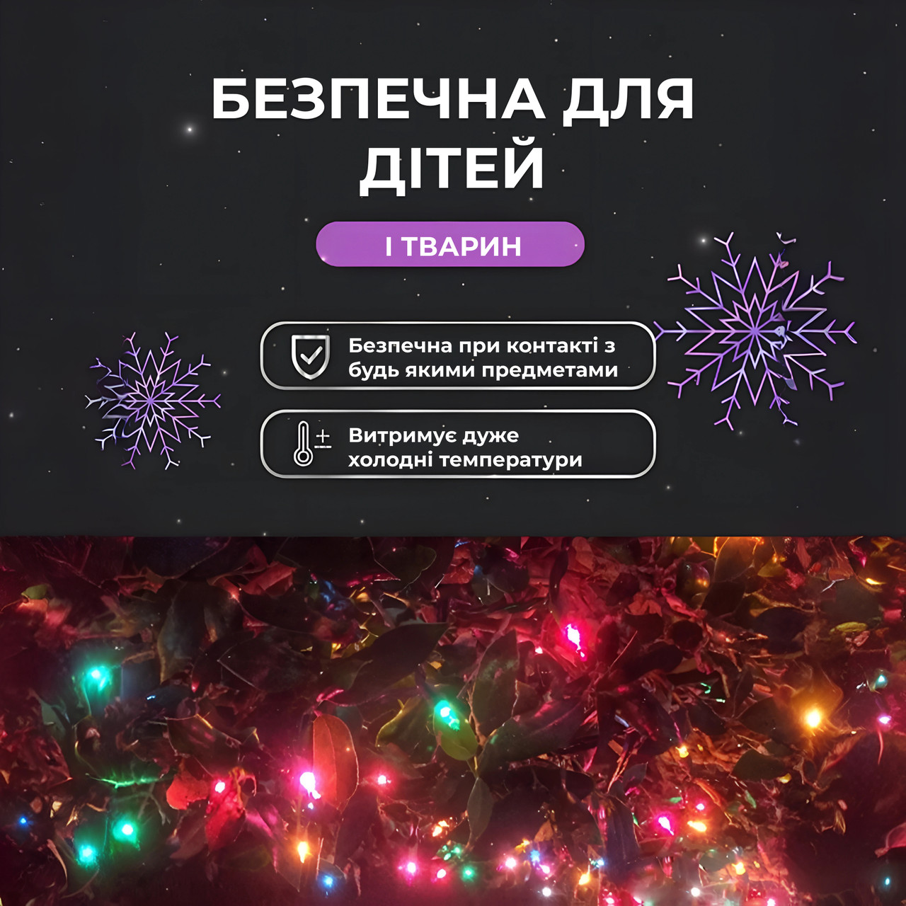 Гірлянда роса на пульті 200 метрів на 2000 led світлодіодів крапля на білому дроті мультиколор