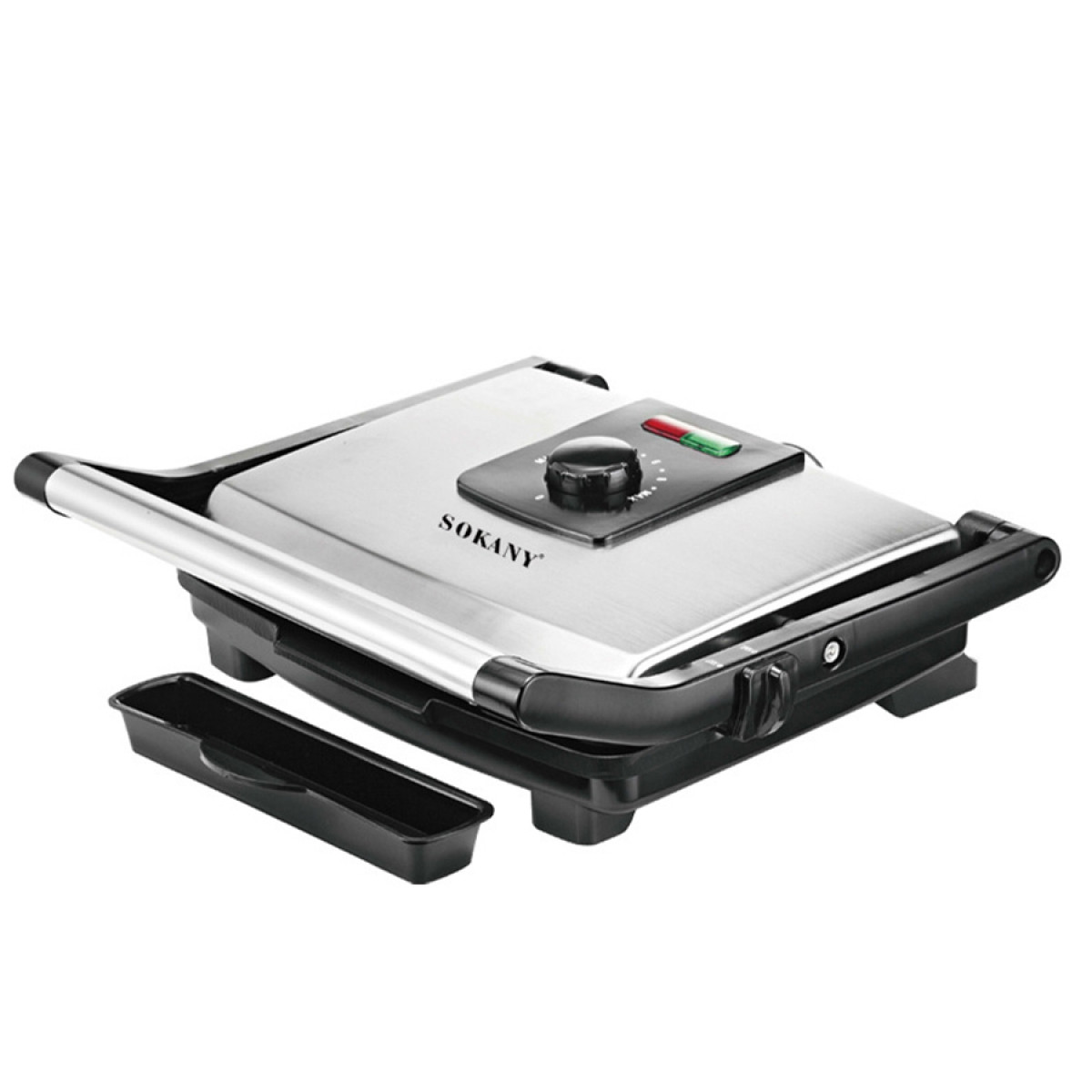 Гриль контактний Sokany KJ202SS 2000 Вт