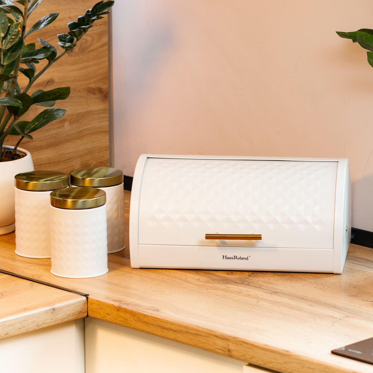 Набір для зберігання продуктів з нержавіючої сталі 4 штуки Білий