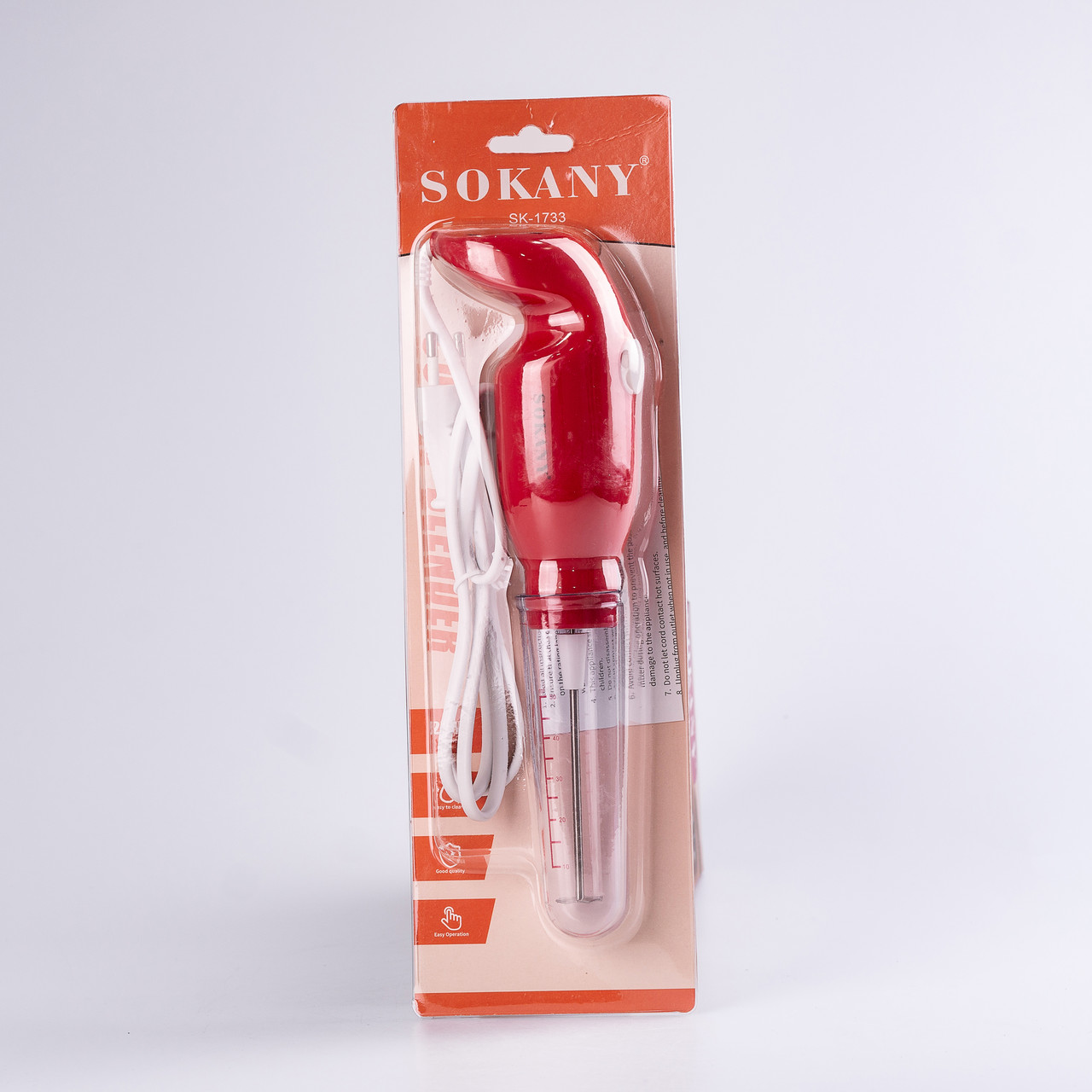 Капучинатор Sokany SK-1733 ручний 25W Червоний