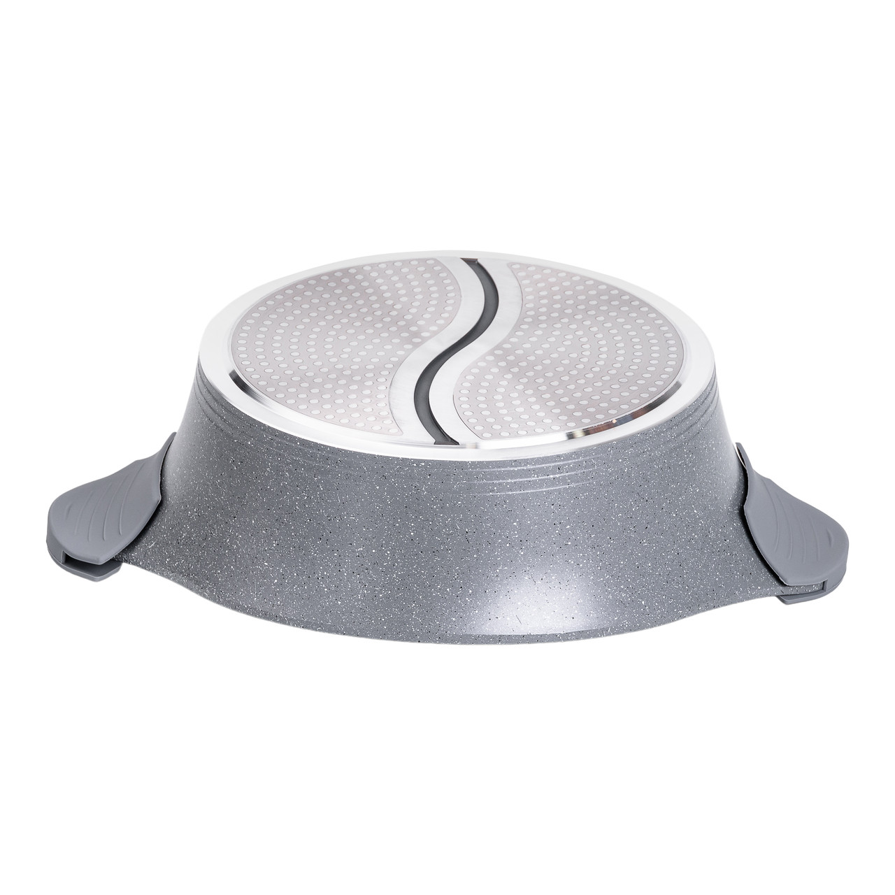 Алюмінієва каструля Ø 30 см Мармур з антипригарним покриттям сірий MGC