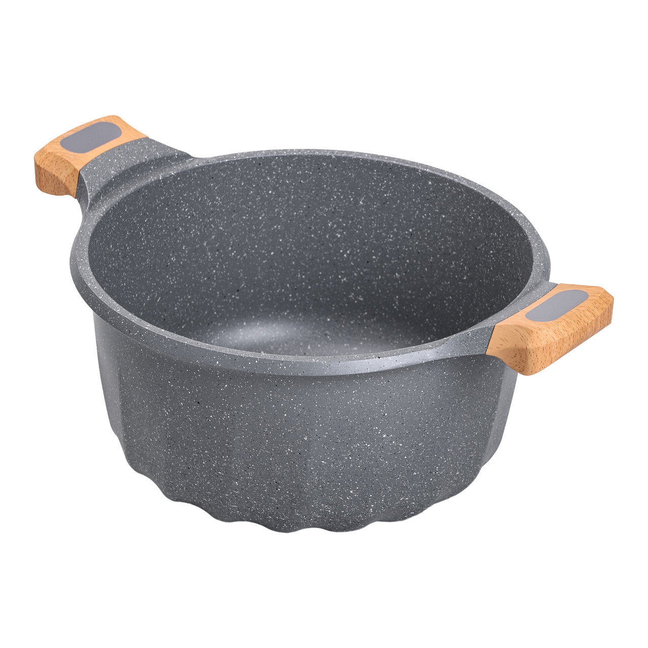 Велика алюмінієва каструля об&apos;ємом 11 літрів з антипригарною кришкою Ø32 см