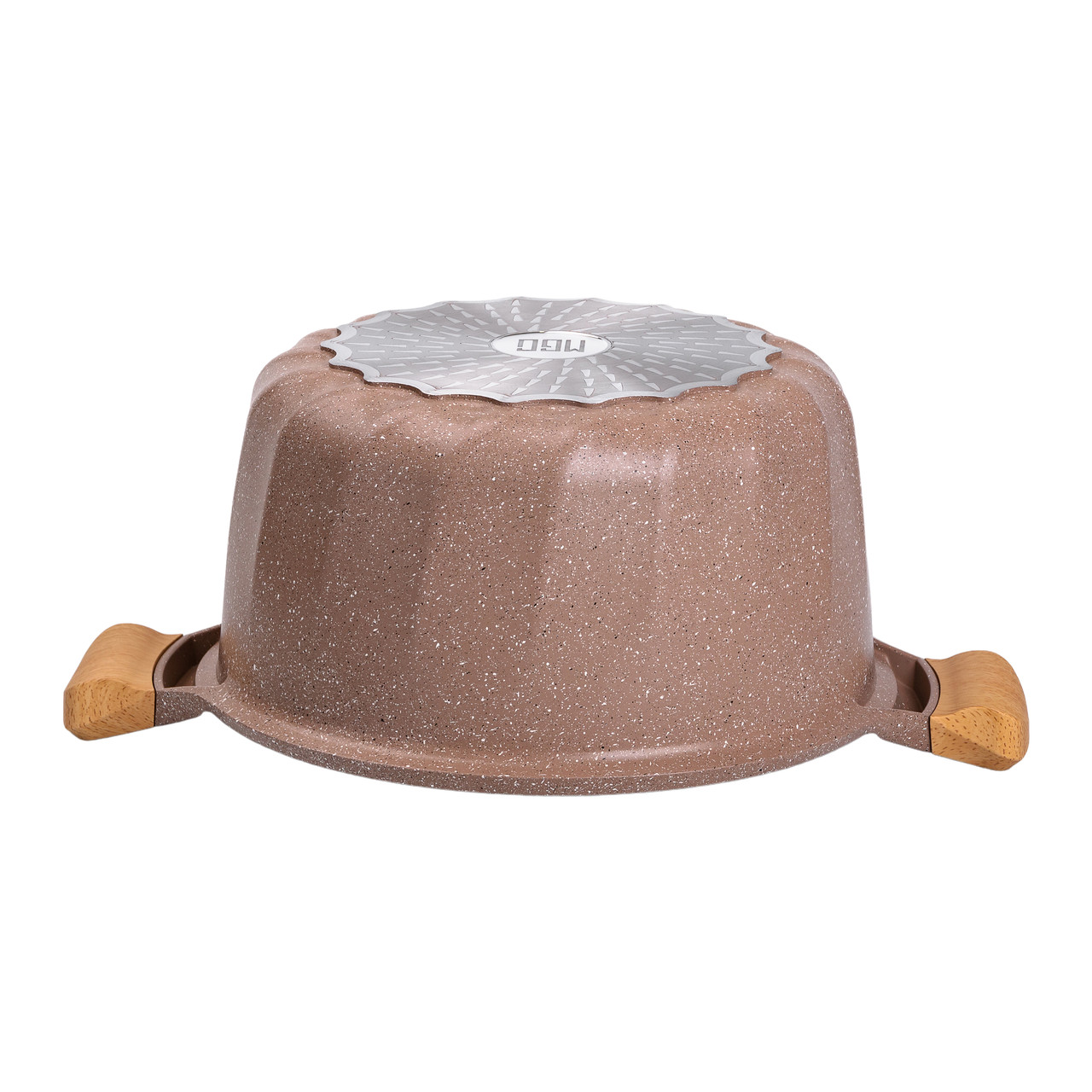 Велика алюмінієва каструля об'ємом 11 літрів з антипригарним покриттям Ø32 см