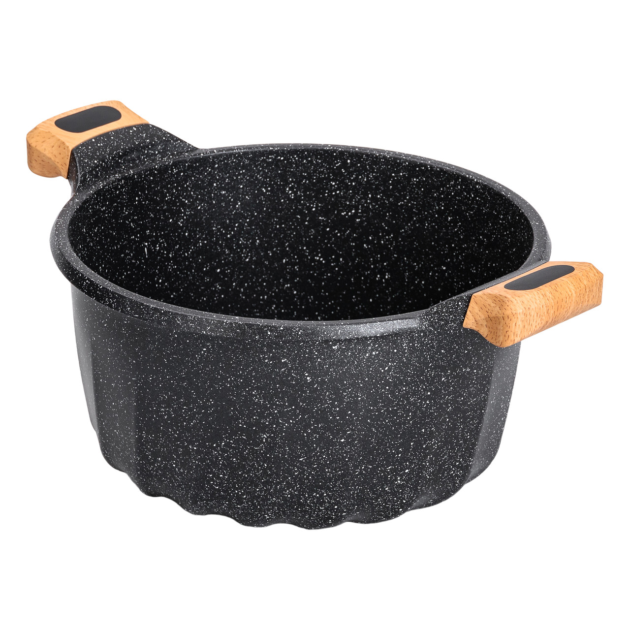 Велика алюмінієва каструля з кришкою, діаметр 28 см, з антипригарним покриттям, 8 літрів.