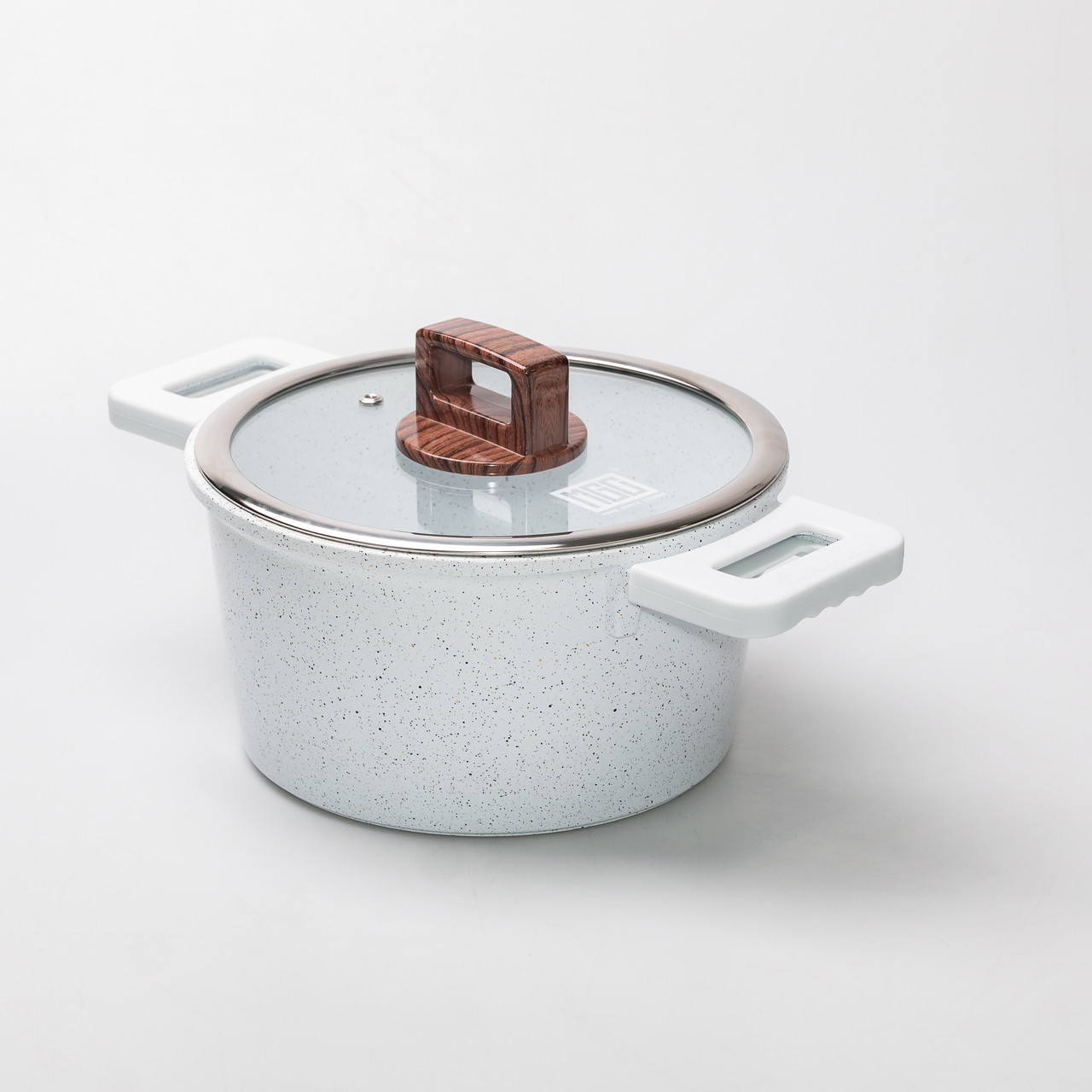 Каструля MGC алюмінієва з антипригарним покриттям 3 л біла