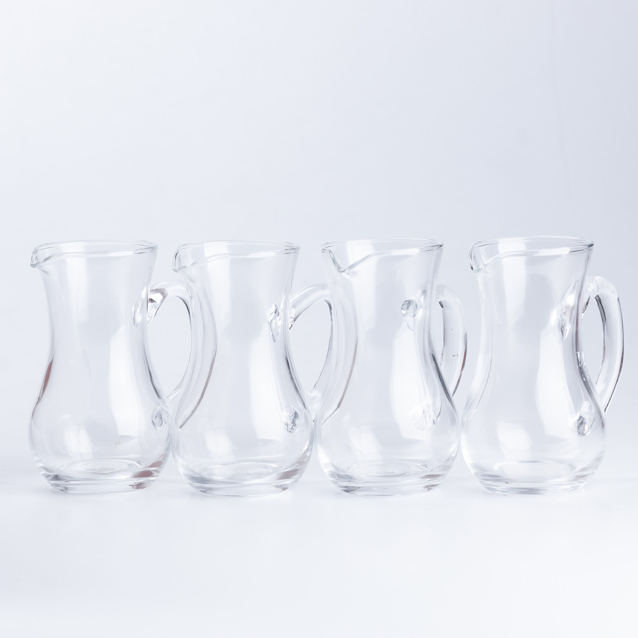 Глечик для напоїв фігурний 300 мл прозорий