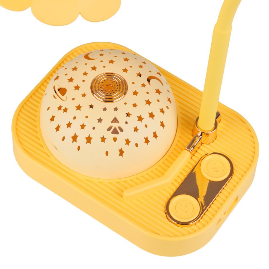 Дитяча лампа нічник із проекцією зоряного неба 3.2 Вт жовта