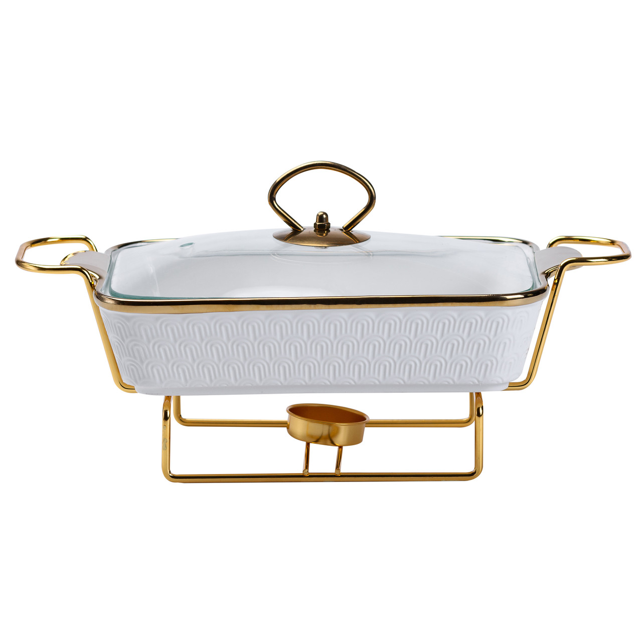 Марміт керамічний на 1 літр на металевій підставці