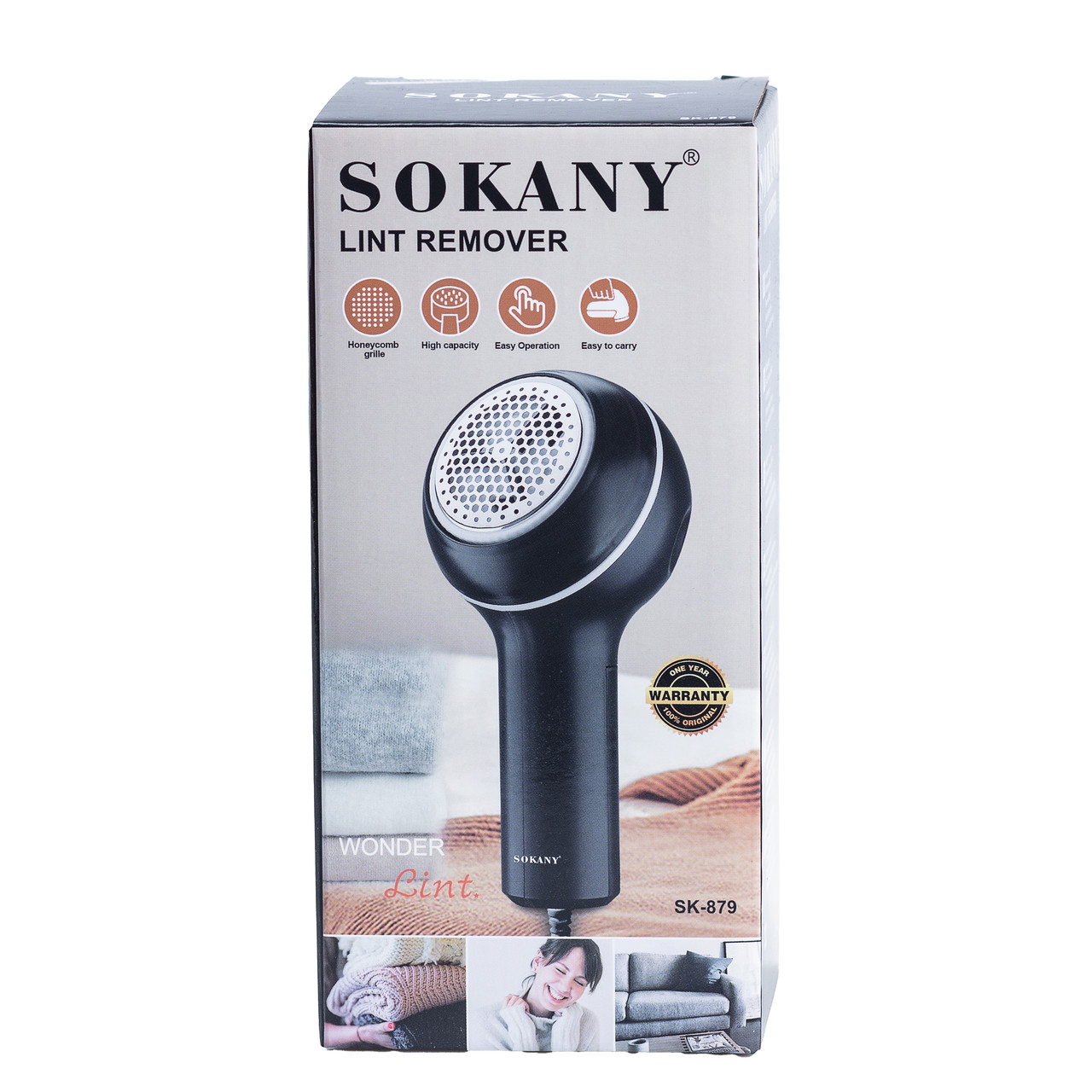 Машинка для стрижки ковтунців Sokany SK-879B біла
