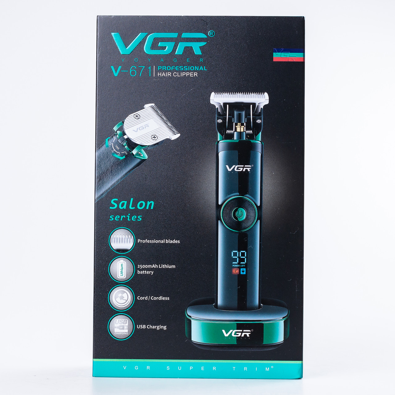 Машинка для стрижки VGR V-671 професійна з насадками