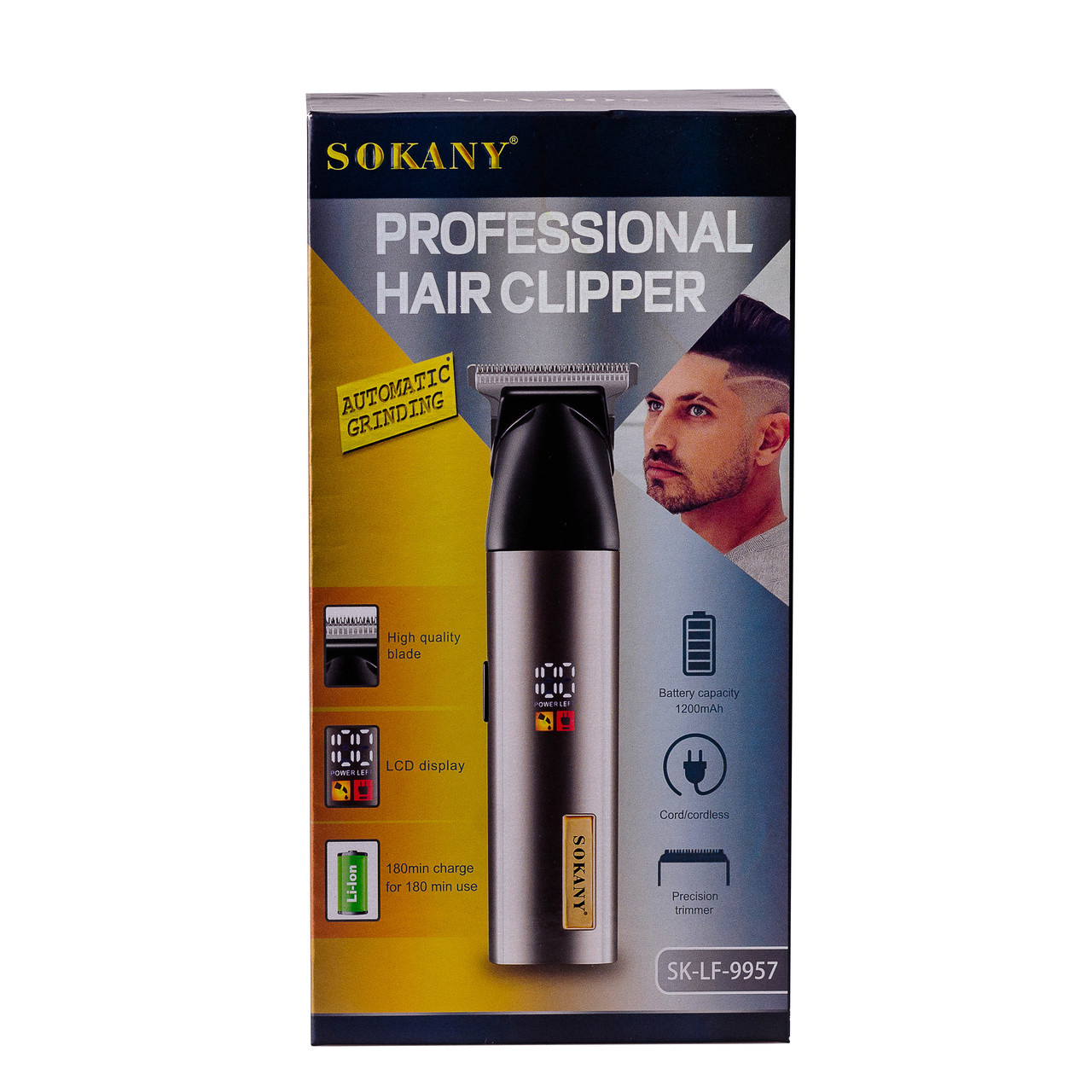 Машинка для стрижки Sokany SK-LF-9957 акумуляторна