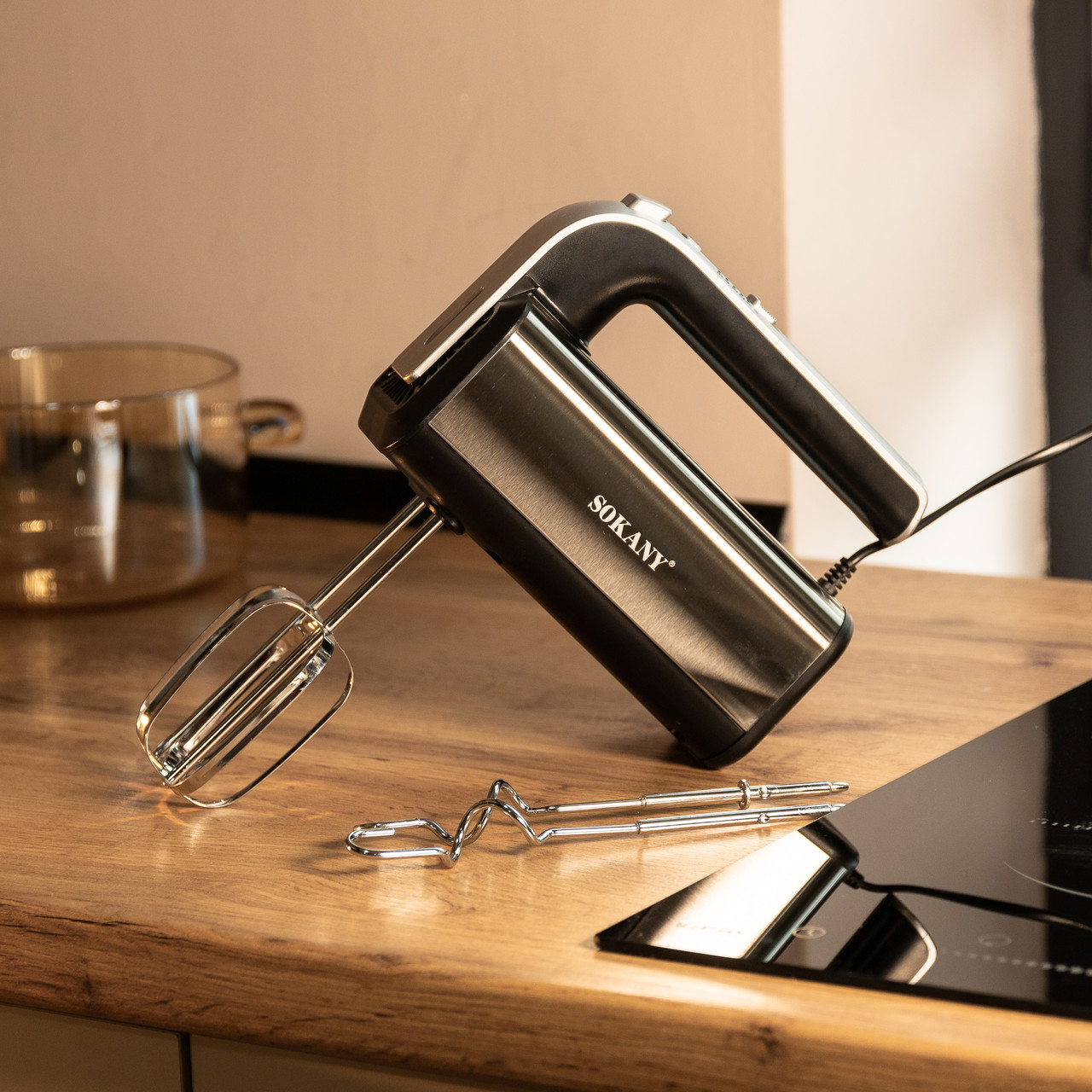 Міксер ручний Sokany CX-6651 800 Вт сталь