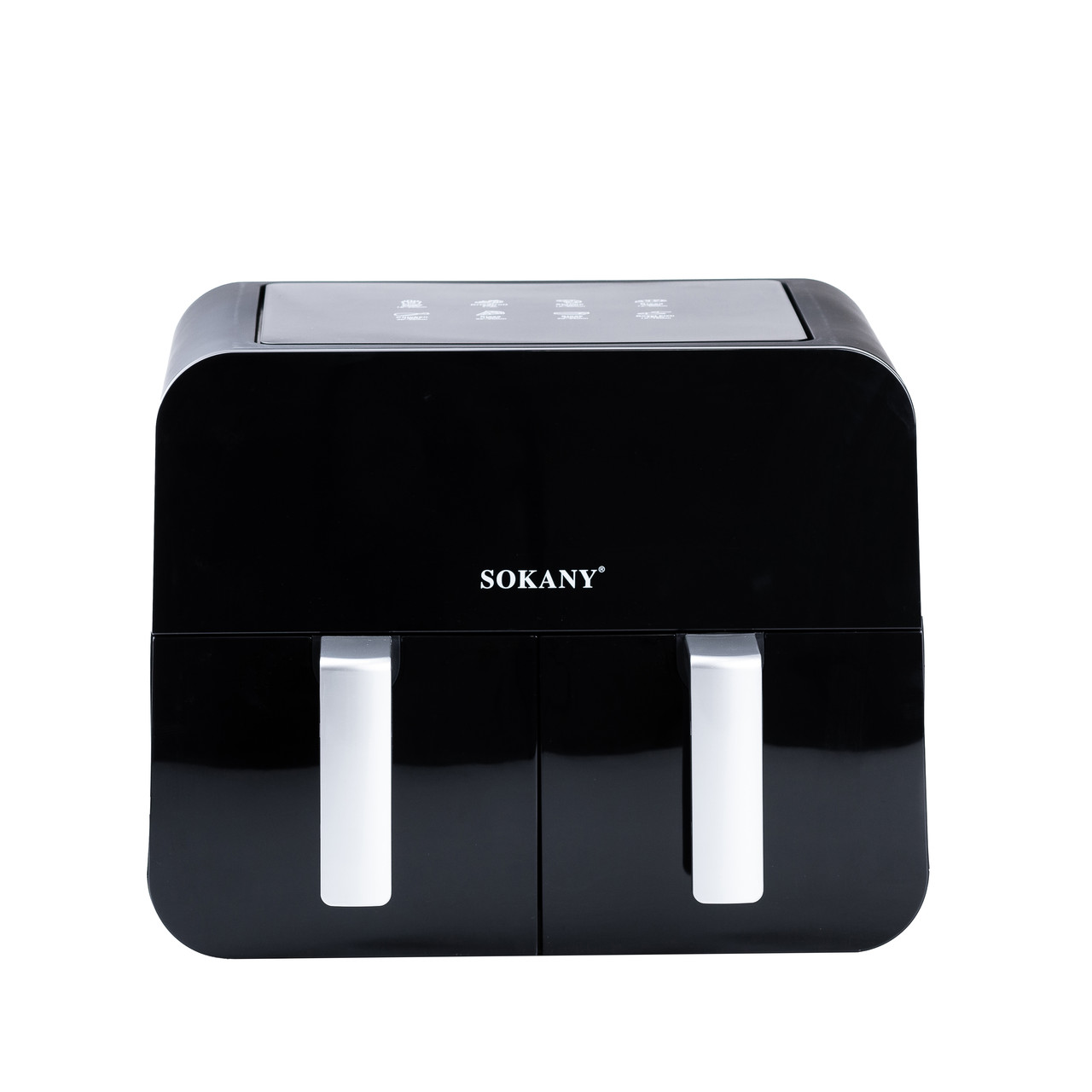 Аерофритюрниця SOKANY SK-10005 на 10 літрів, з двома відділеннями 2400 Вт чорна