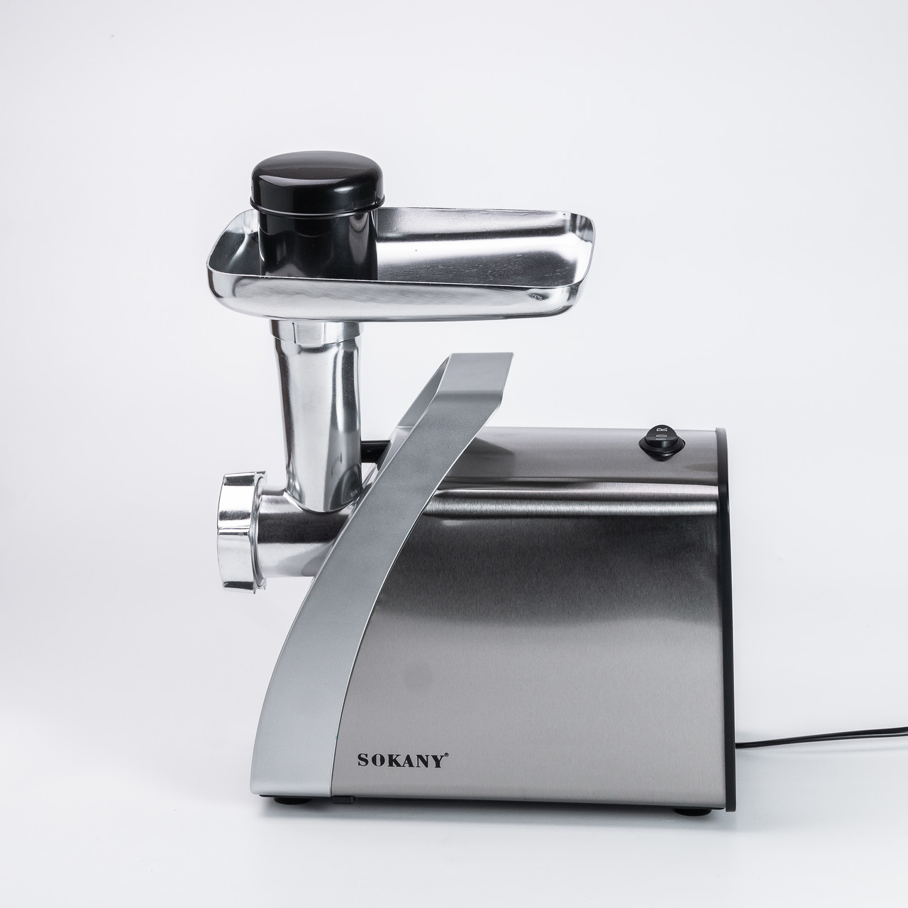 М'ясорубка Sokany SK-06001 електрична 2400 Вт сталь