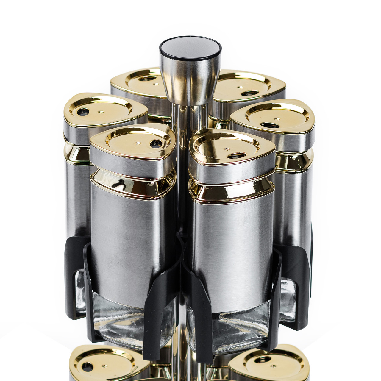 Набір баночок для спецій 12 шт. по 120 мл на підставці Карусель.