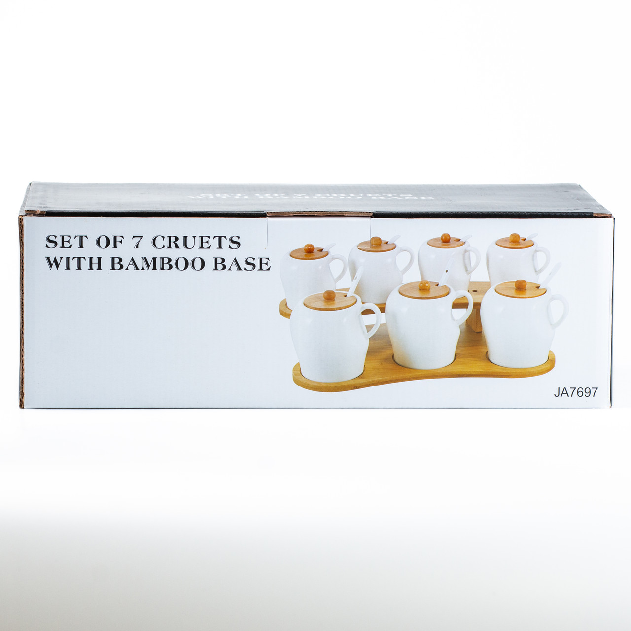 Набір для спецій з ложками 3 шт по 300 мл і 4 шт по 600 мл