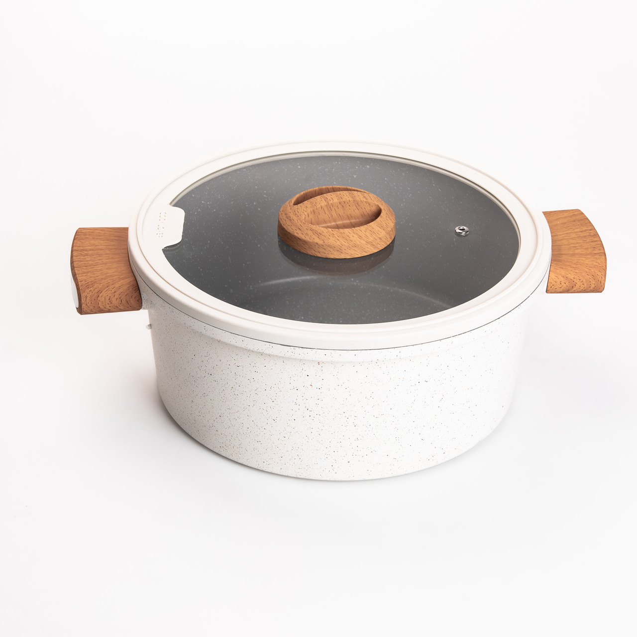 Набір алюмінієвого посуду MGC з антипригарним покриттям 11 предметів білий