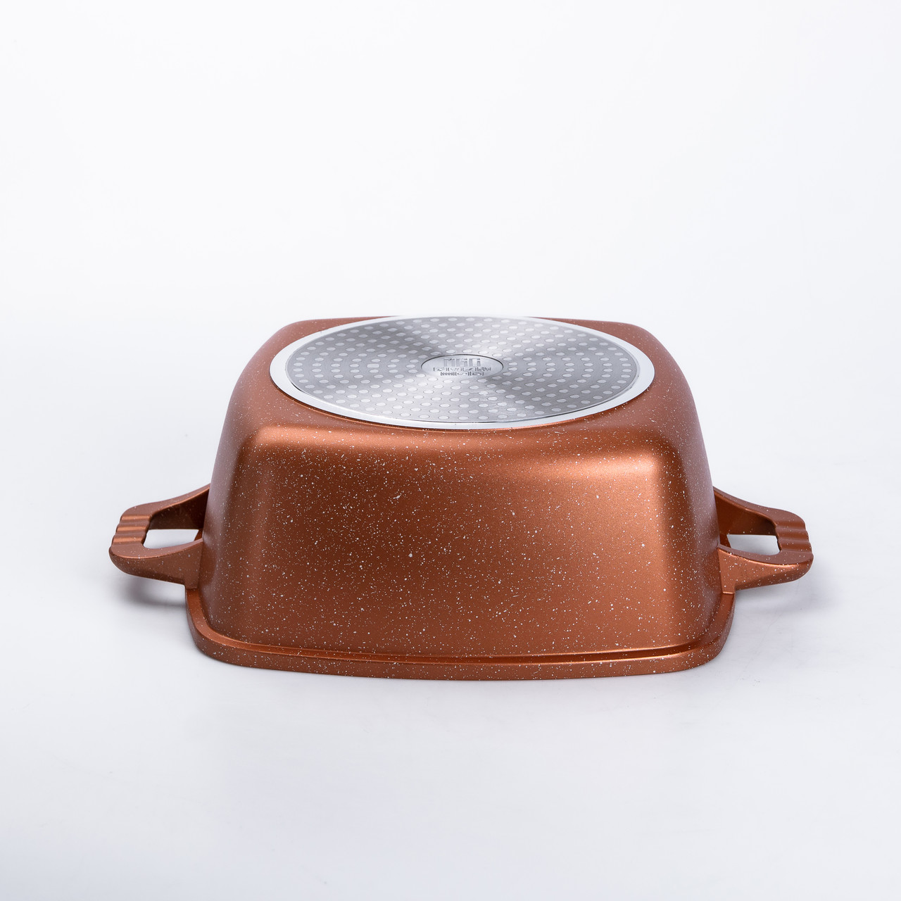 Набір з 5 алюмінієвих квадратних каструль з товстим дном MGC + лопатка, ополоник, рукавички та фартух