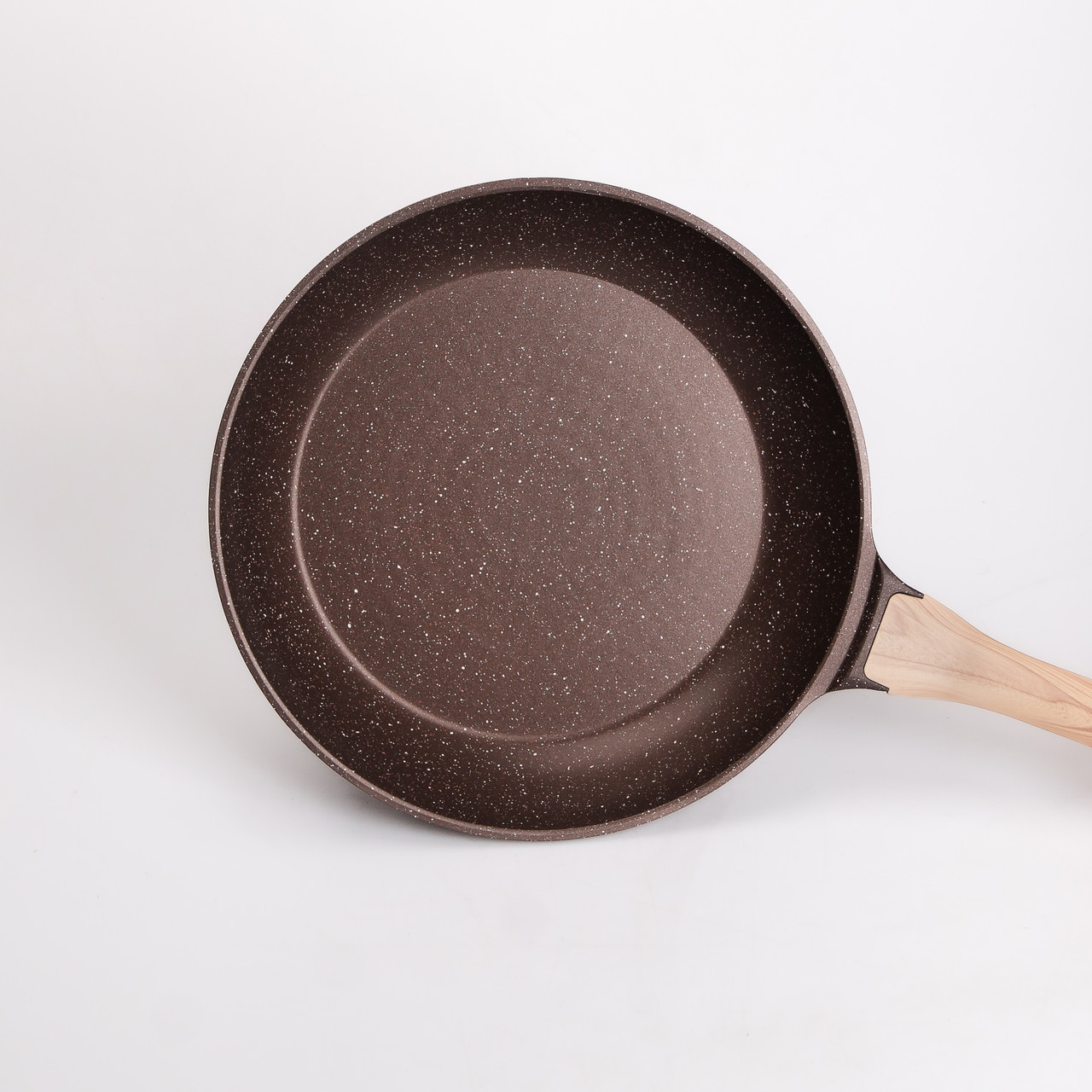 Набір сковорідок із 3 предметів із товстим дном з алюмінію MGC кавовий