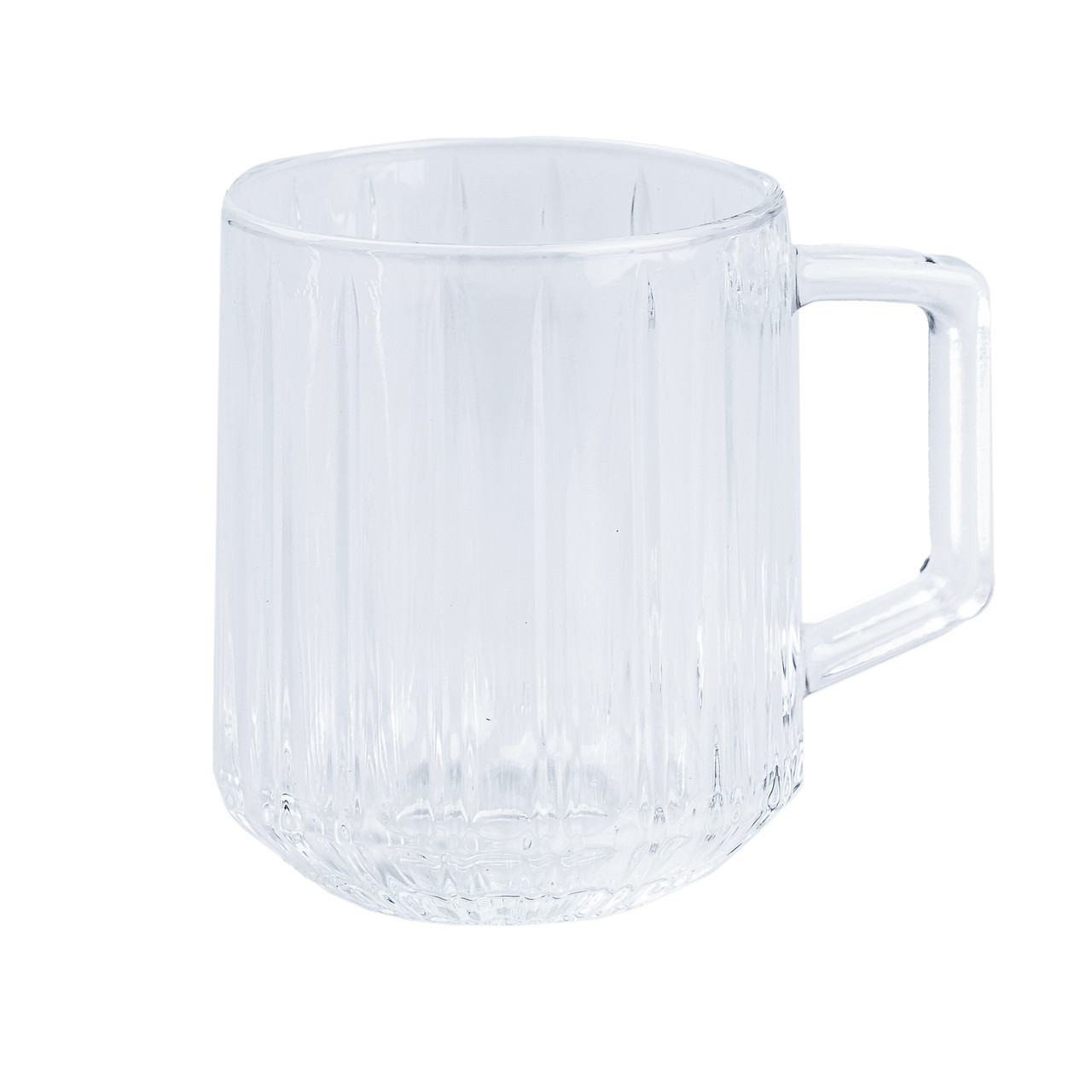 Набір чашок скляних 6 шт по 310 мл прозорі