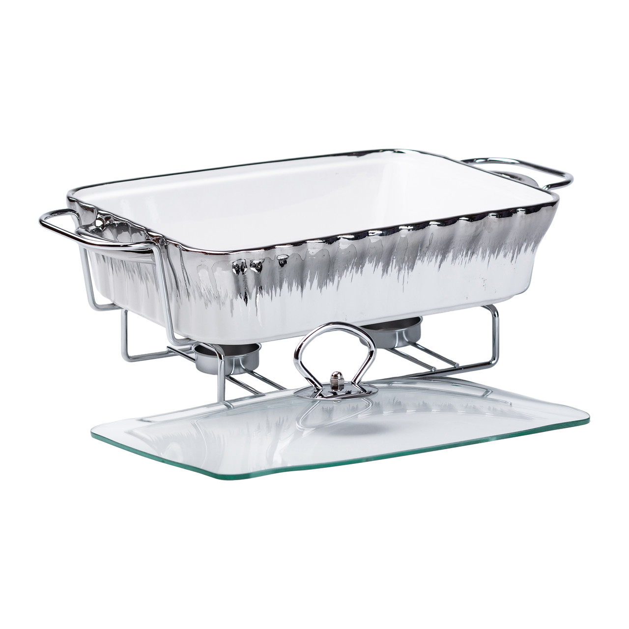 Марміт 1,5 л прямокутний керамічний марміт з підігрівом