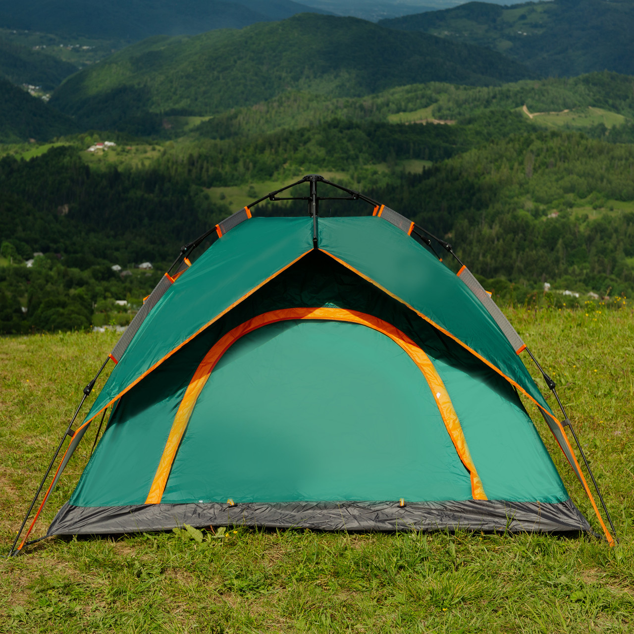 Намет автоматичний двомісний 200*230*130 см водонепроникний зелена