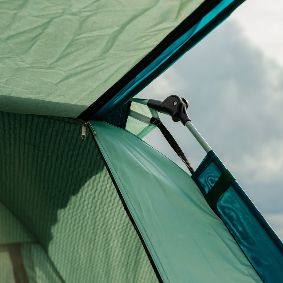 Намет кемпінговий 3-місний з тентом 235*235*155 см синій