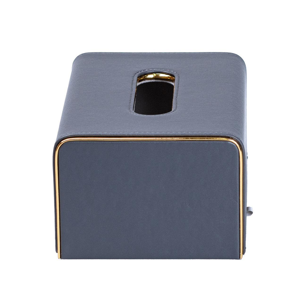 Серветка на стіл з еко-шкіри 21 х 13.5 х 9.5 см Сірий