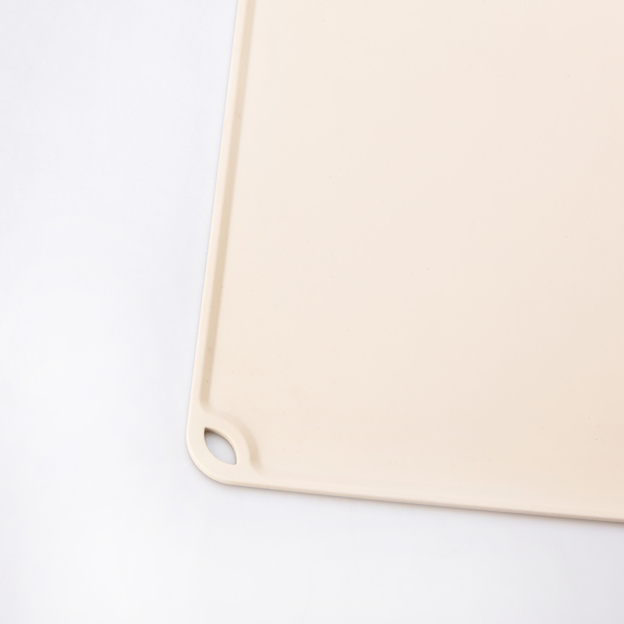 Силіконовий килимок зі качалкою для розкочування прямокутного тіста Бежевий