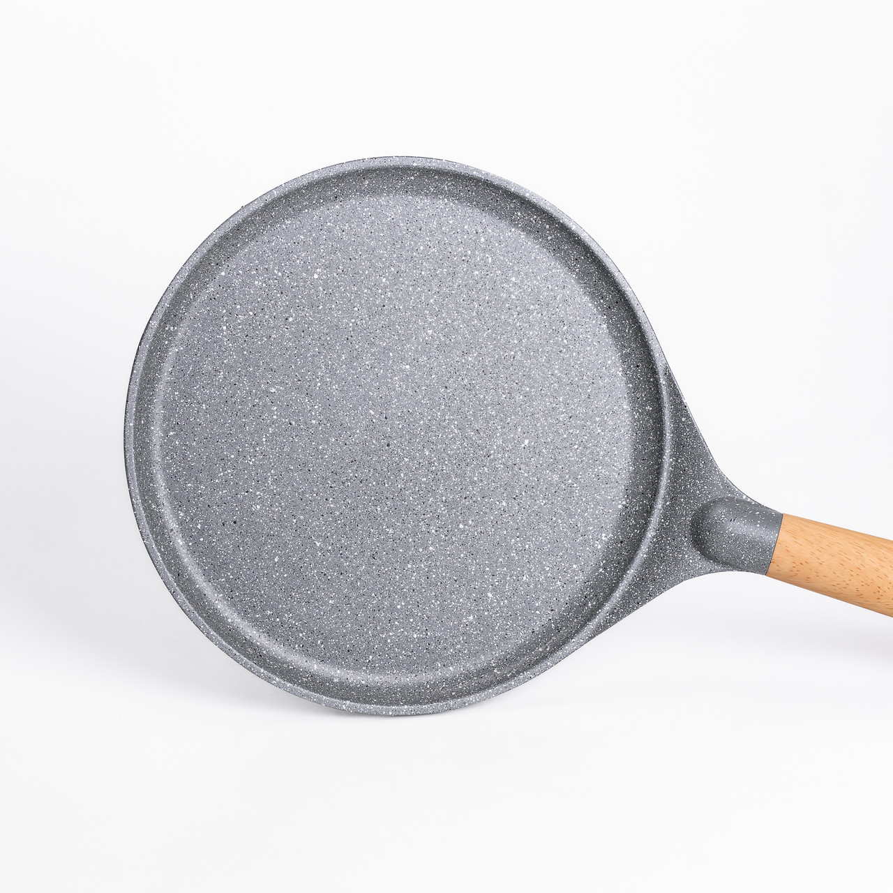 Алюмінієва млинна сковорода з мармуровим антипригарним покриттям Ø 26 см, товсте дно MGC сірий